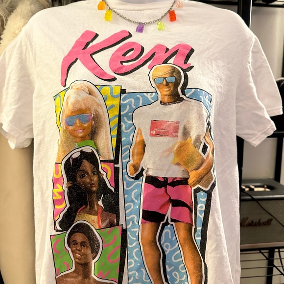 “My job is just beach” 80s inspired Ken graphic tee #barbie ☀️ - Picture 2 of 4